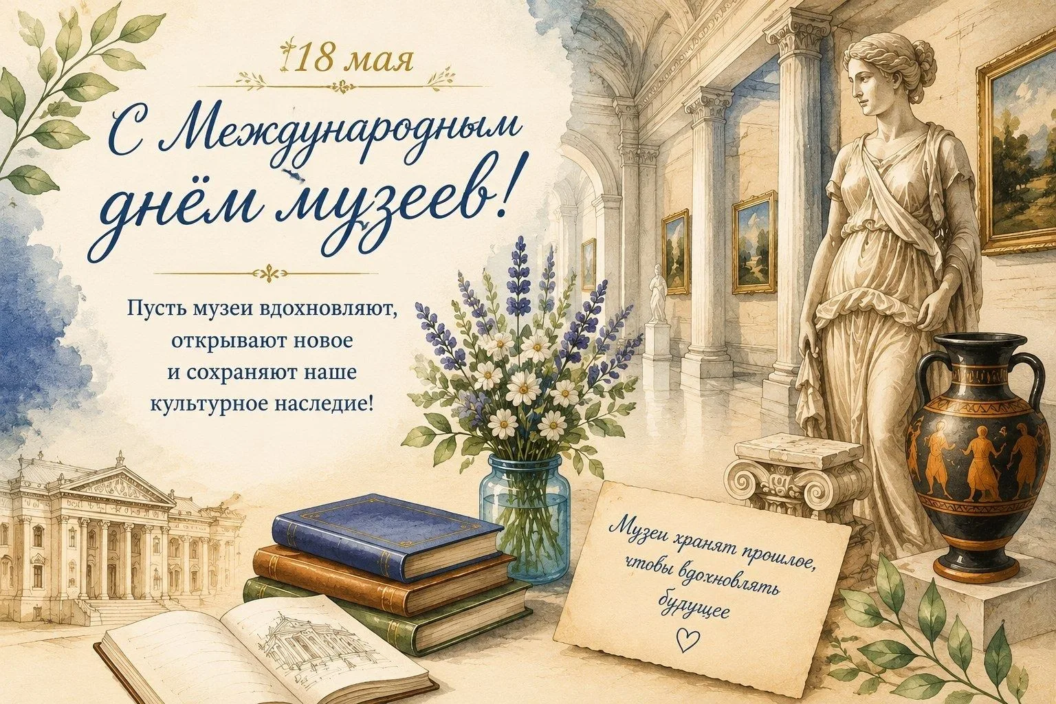 ✨ С Международным днём музеев! ✨
Дорогие друзья, коллеги и любимые посетители!
От всего сердца поздр