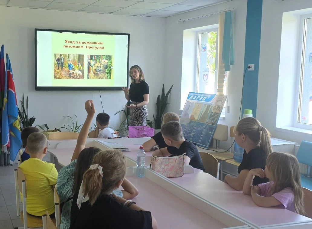 📅 9 июня в рамках работы детской оздоровительной площадки «Парус» прошёл урок доброты «О братьях на