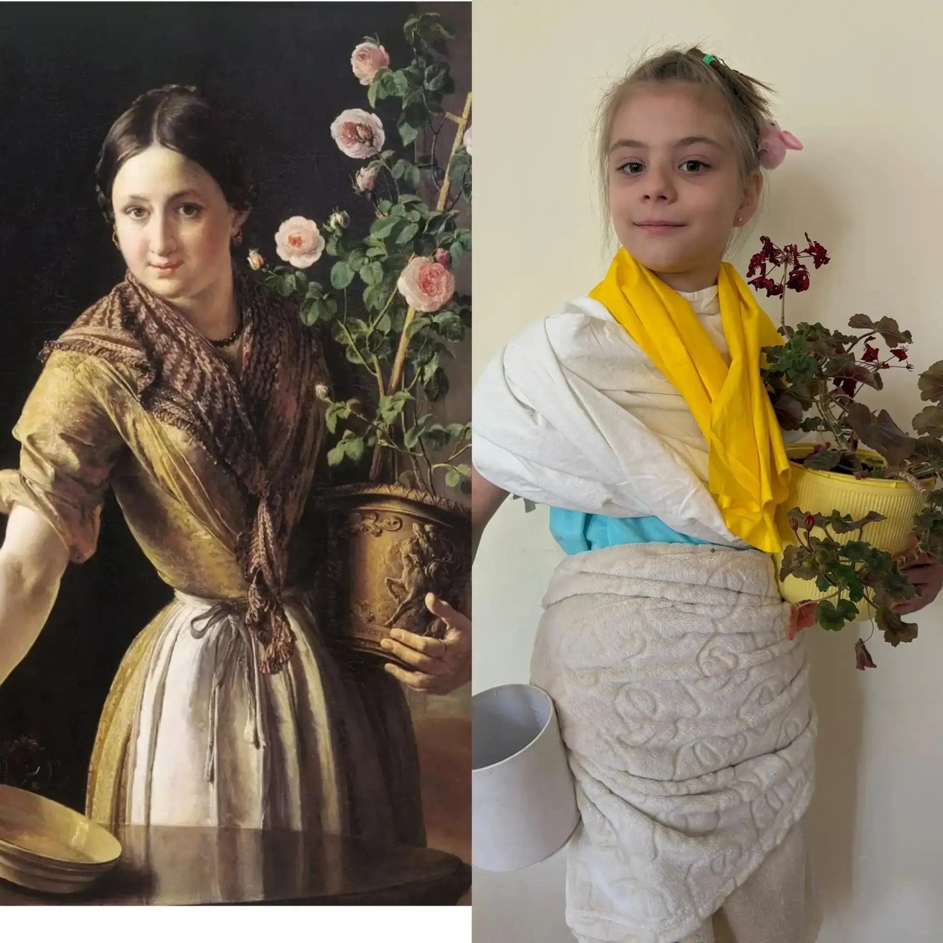 🌟 Творческое вдохновение: Дети повторяют образы из знаменитых картин! 🎨

Сегодня в ДОЛ "Бригантина