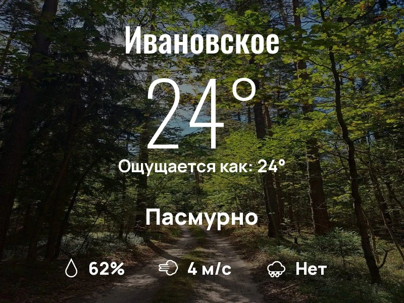 Что с погодой в Ивановском?

Одевайтесь по погоде, берегите себя!
Самого яркого дня, соседи!

#погод