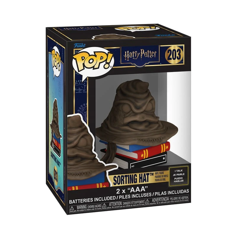 Funko анонсировали две крутые новинки по «Гарри Поттеру»:
Говорящая Распределяющая шляпа

Книга «Фан