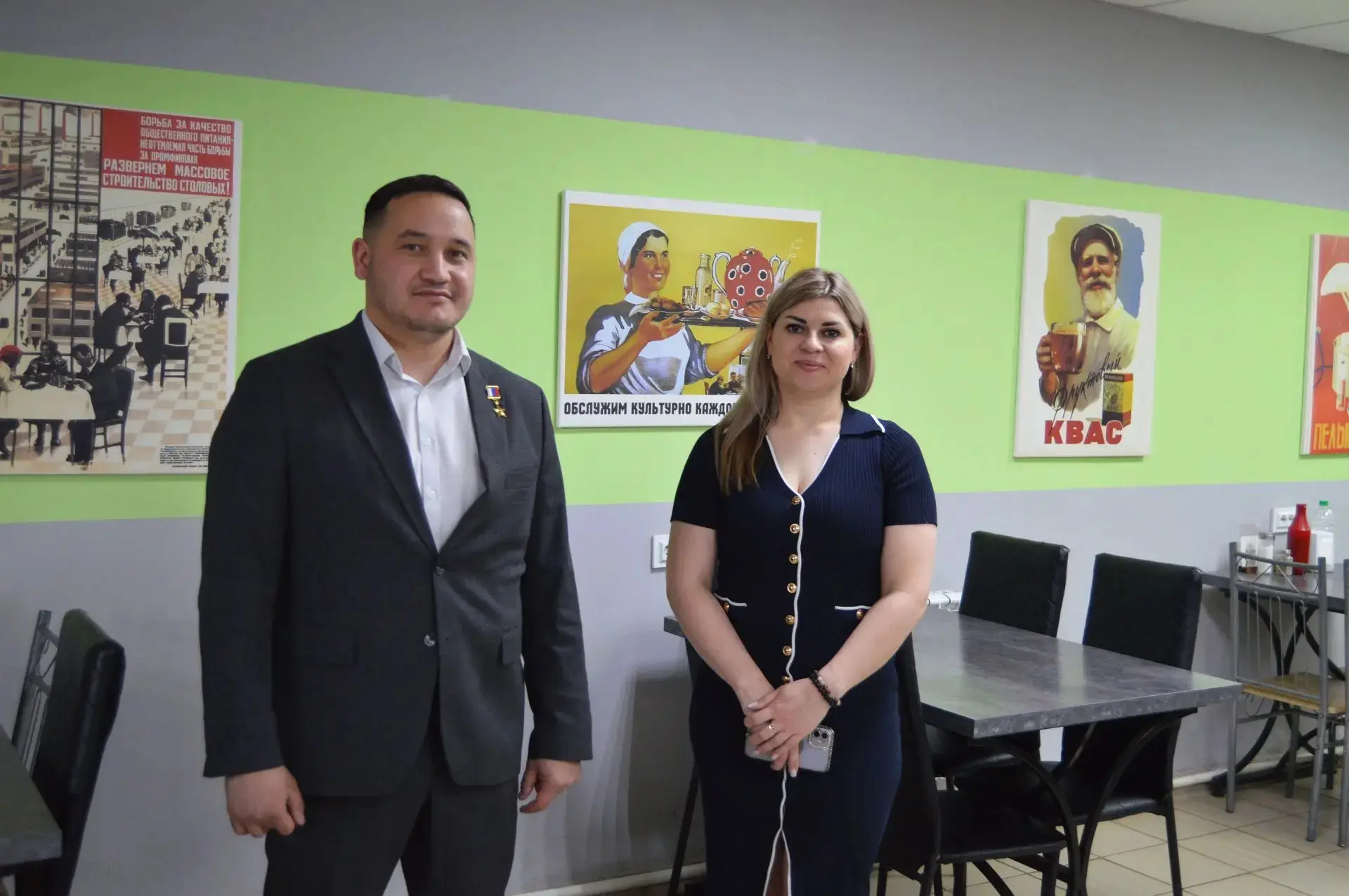 Сегодня встретился с победителем конкурса предпринимателей этого года в номинации «Лучший ИП в сфере