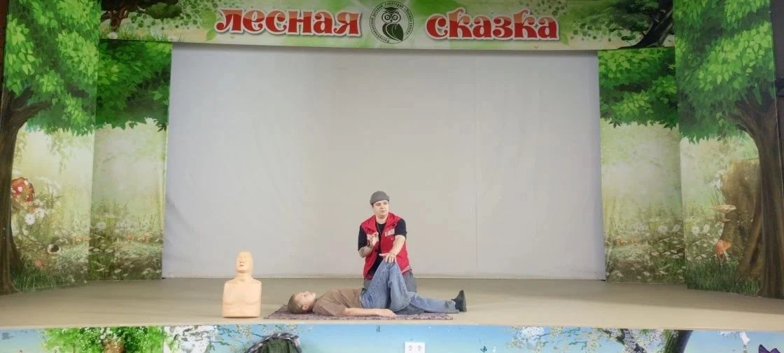 9 июня в Республиканском детском санатории «Лесная сказка» Минздрава Чувашии с отдыхающими детьми сп