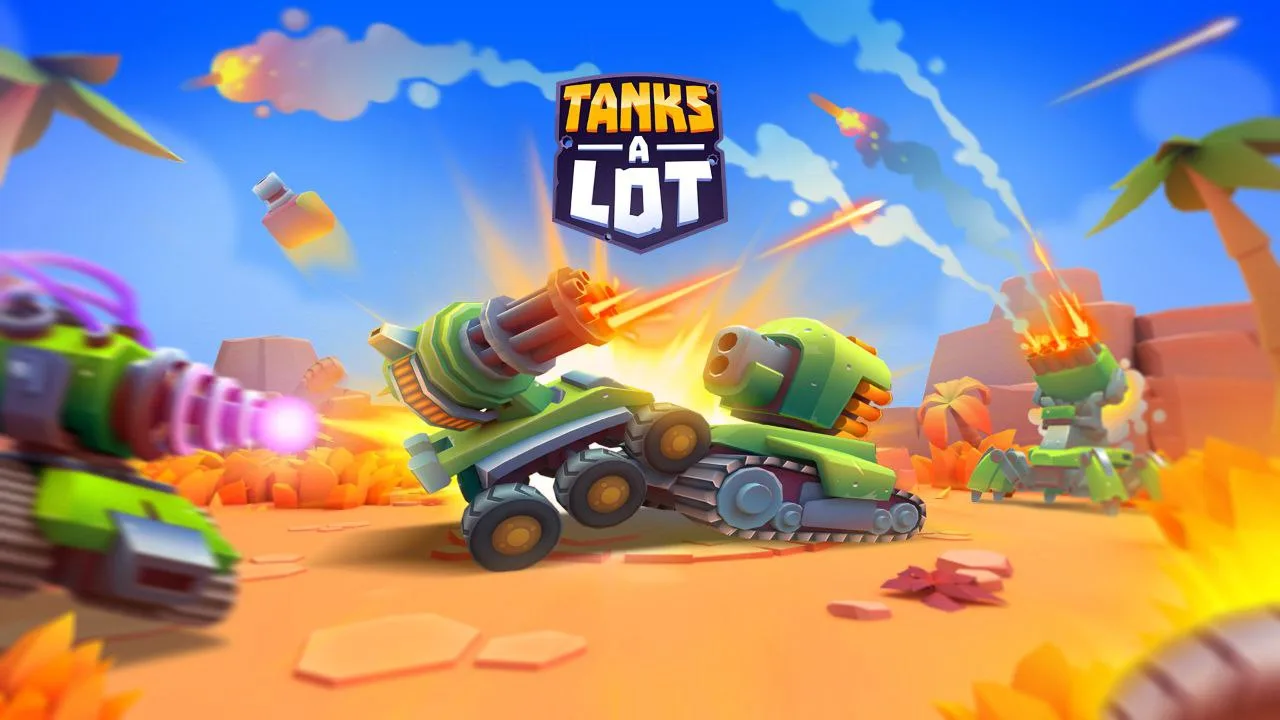 🎮 Tanks A Lot! - вашей задачей будет вести огонь по танкам противника и помогать союзникам отбивать