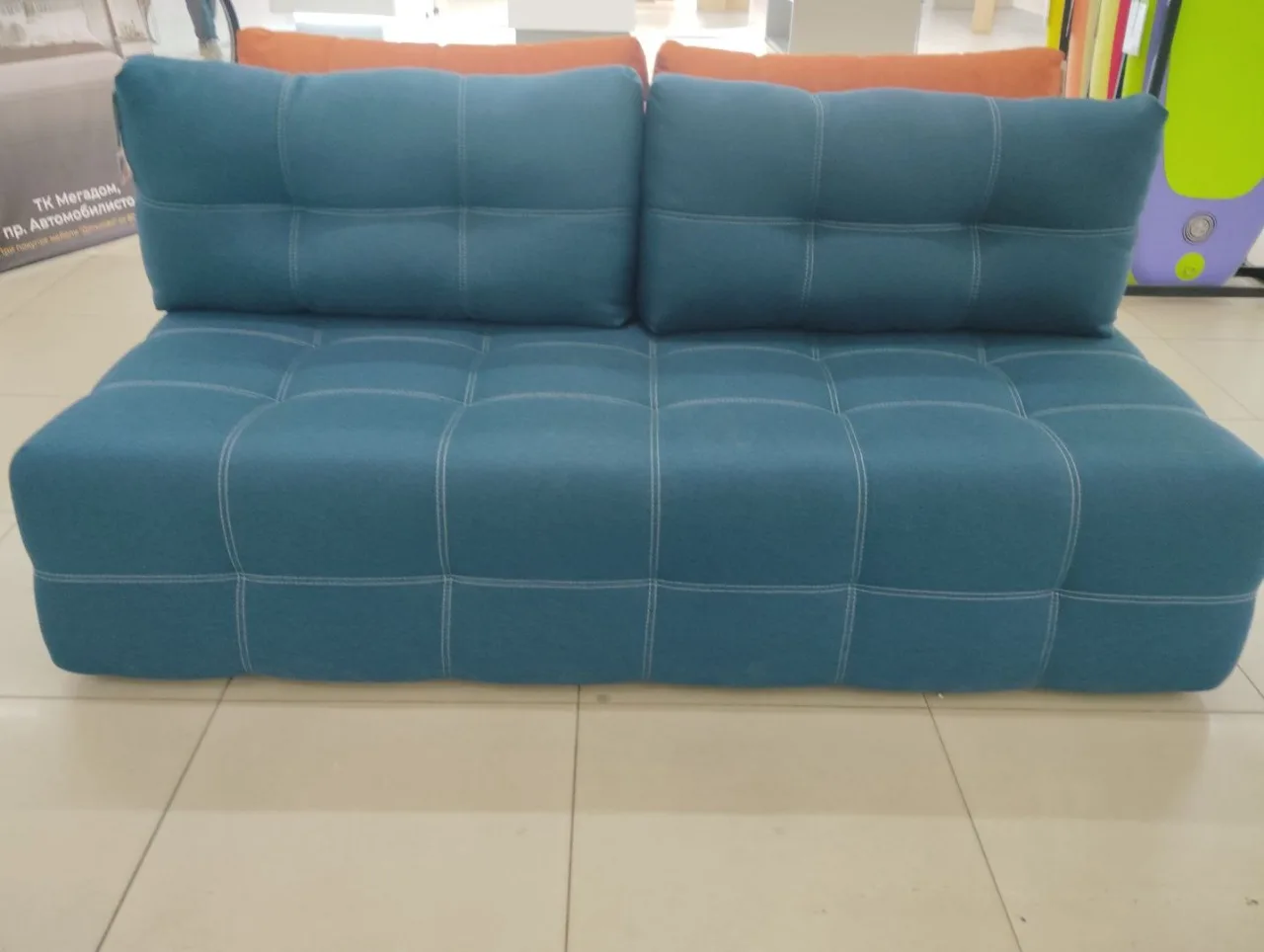 Диван Денди мини 
Ткань Рогожка синяя
✅Стоит 35'698
❤Продам 24'780