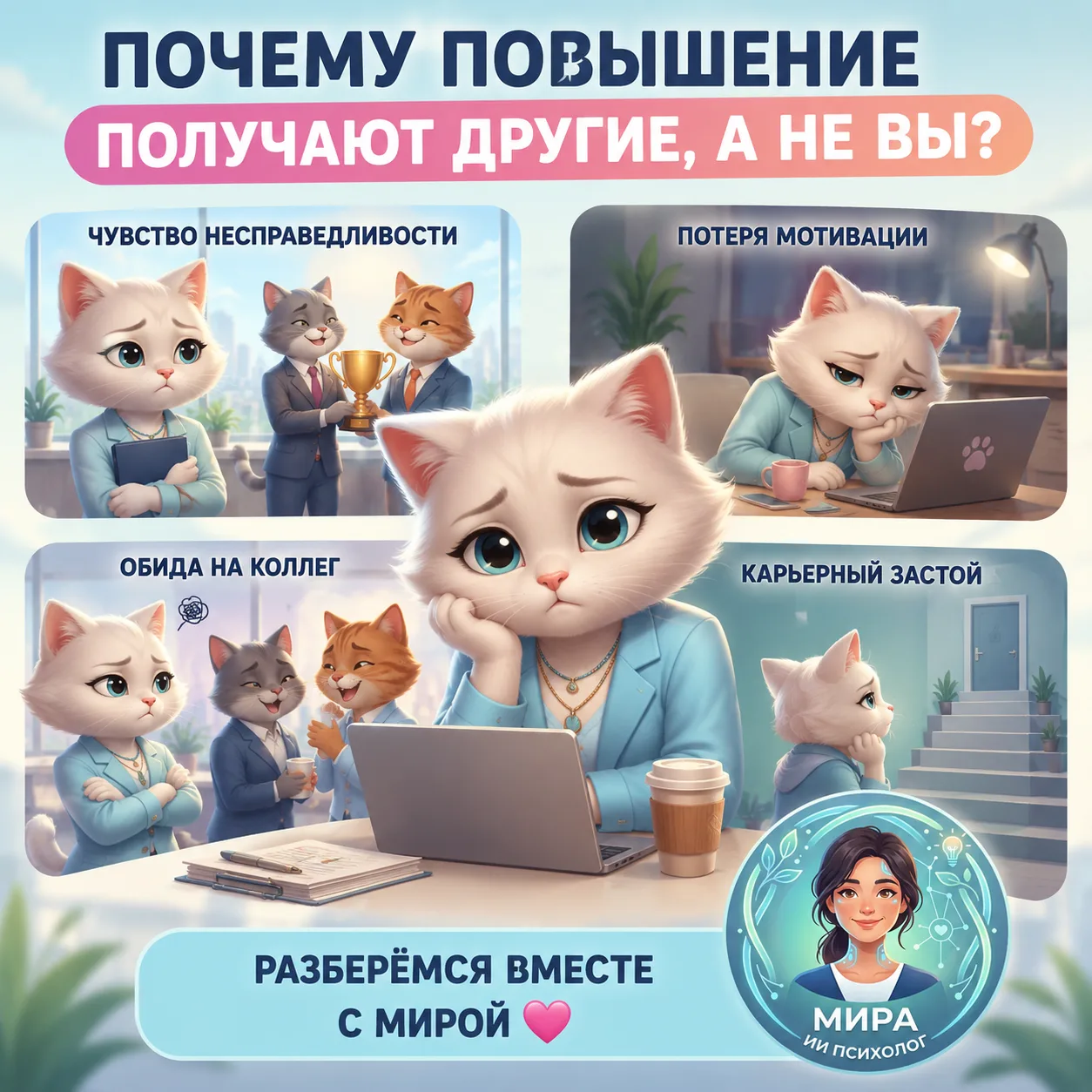 💼 Почему повышение получают другие, а не вы? ✨

Работаете ответственно, выполняете задачи в срок, п