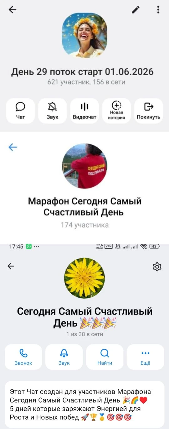 800+ участников на трёх платформах 👍