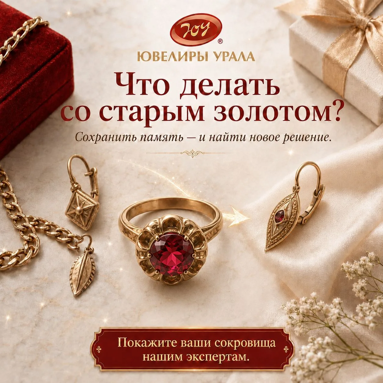 Наверное, в каждом доме есть шкатулка, где хранятся потертые обручальные кольца, одинокая серьга или
