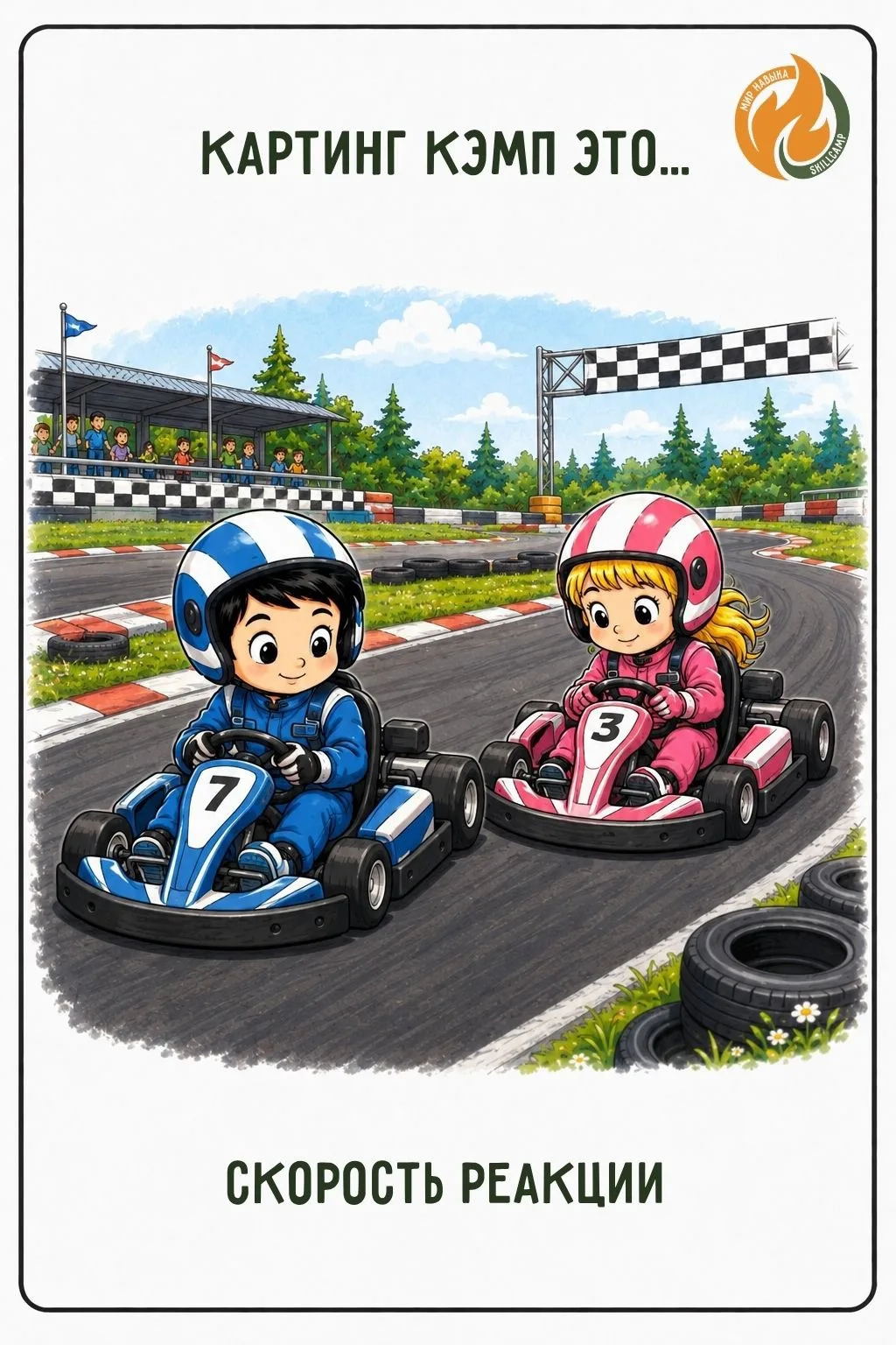 Какие навыки ребёнок получит на программе "Картинг Кэмп"? 🏎

Картинг - это гораздо больше, чем скор