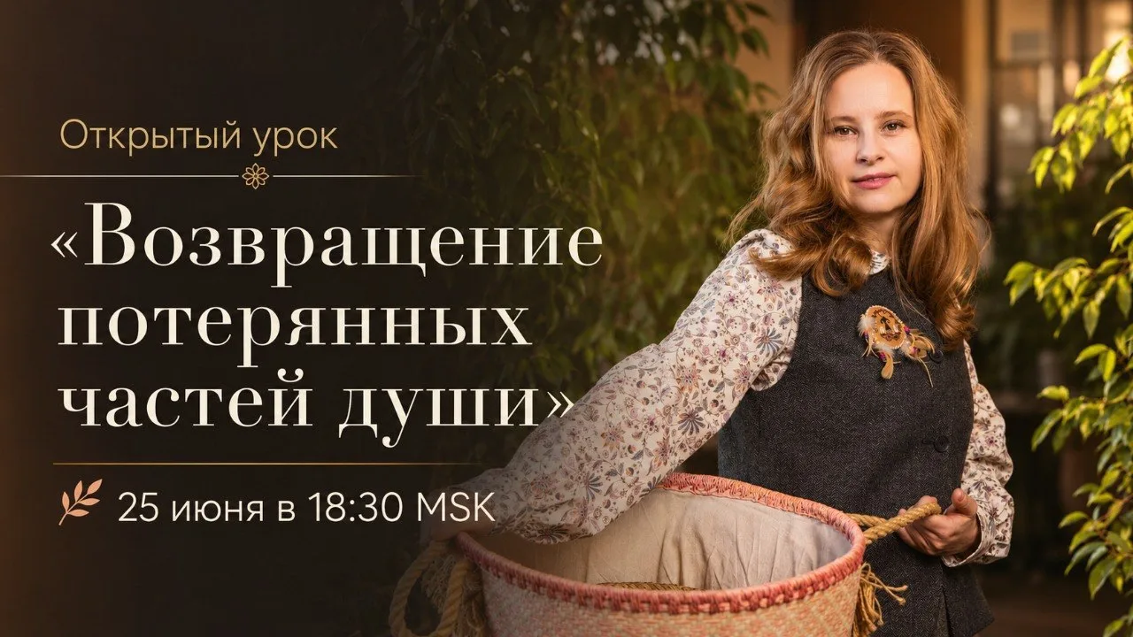 🔔 Напоминалка! Уже в этот четверг 25 июня в 18:30 я проведу открытую, бесплатную встречу «Возвращен