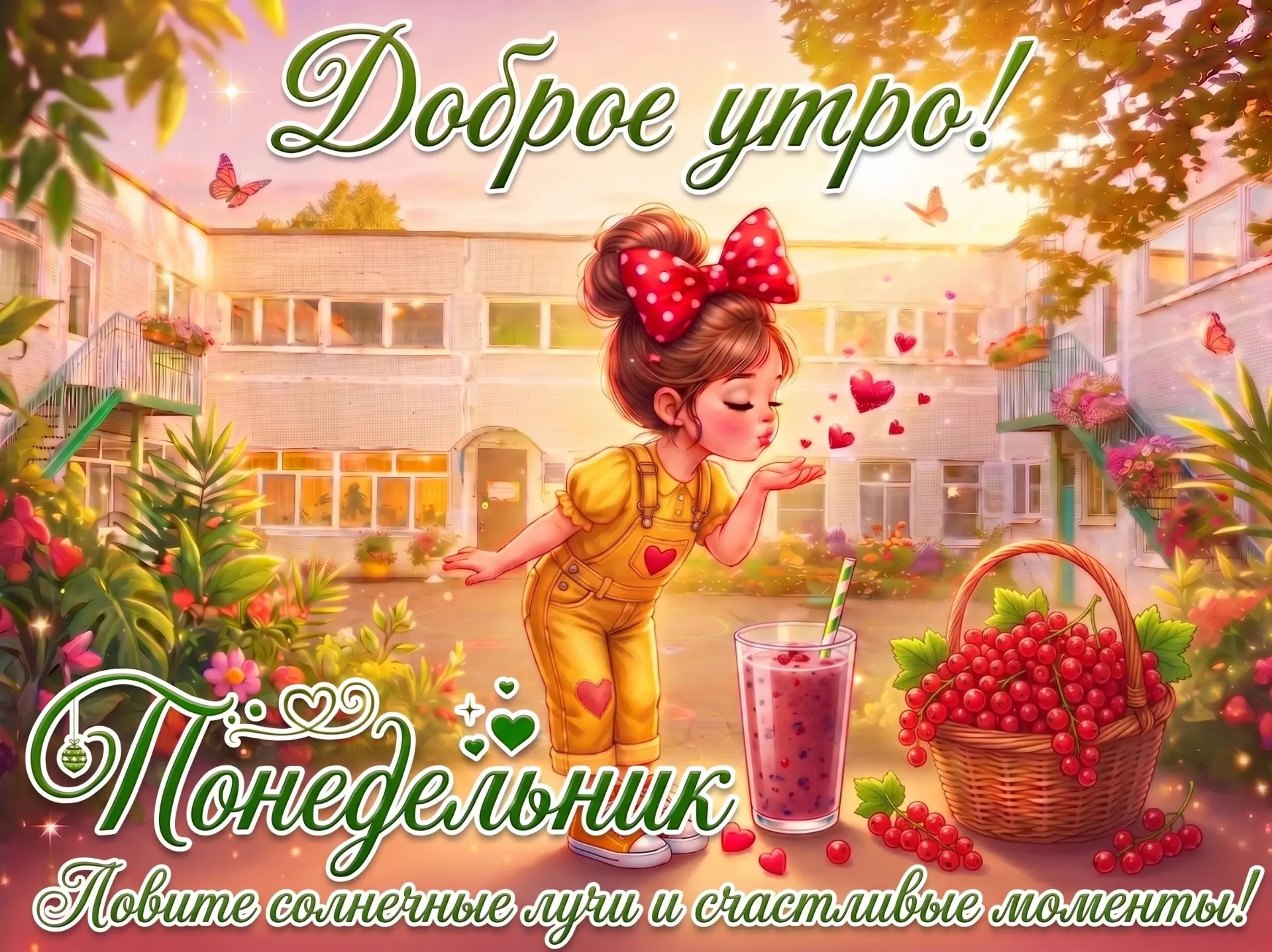 Доброе утро! Ловите солнечные лучи и счастливые моменты! Удачной недели!
