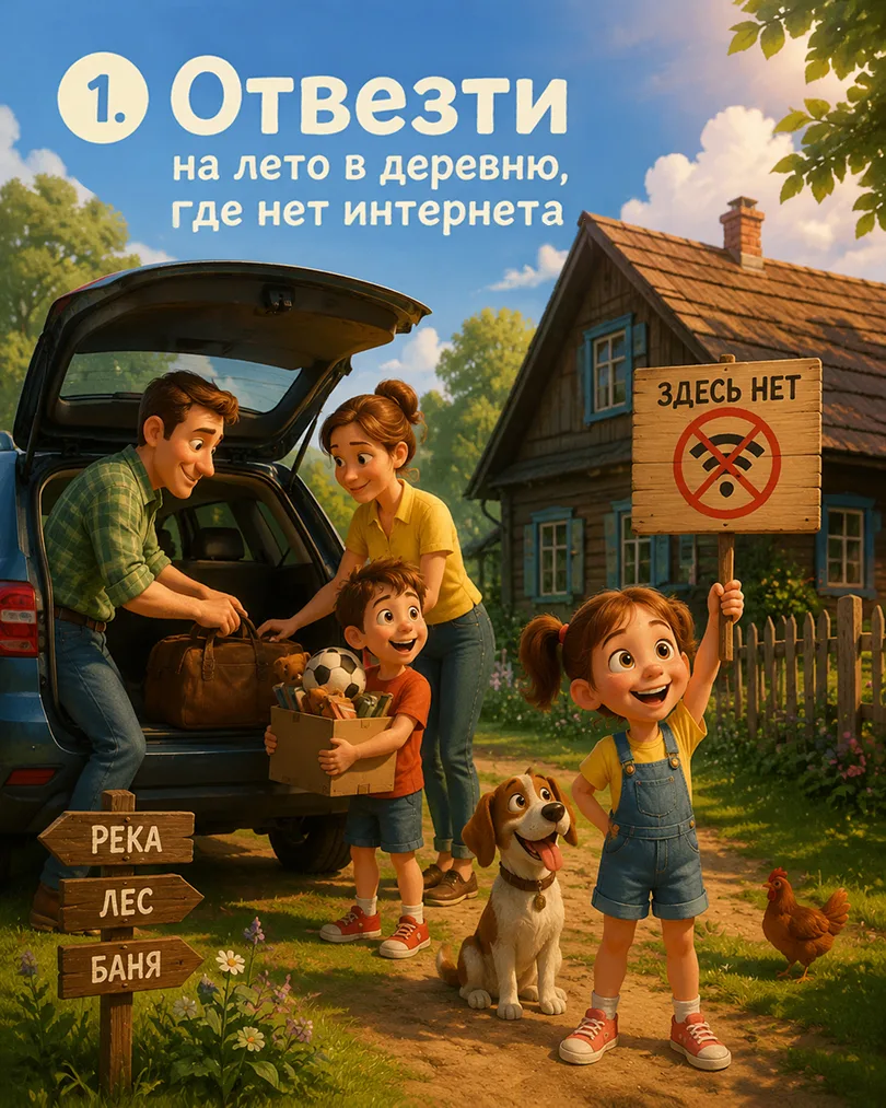 Иногда кажется, что планшет победить невозможно.
Можно попробовать занять ребёнка чем-то новым, увл