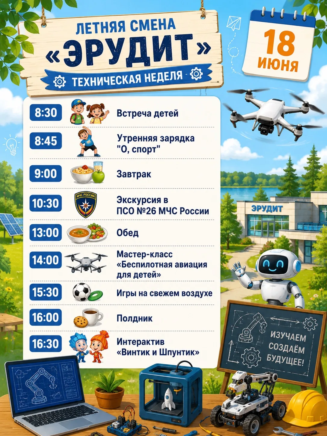🔥День в лагере «Эрудит» получился по-настоящему запоминающимся! 📸 Все яркие моменты уже на нашем к