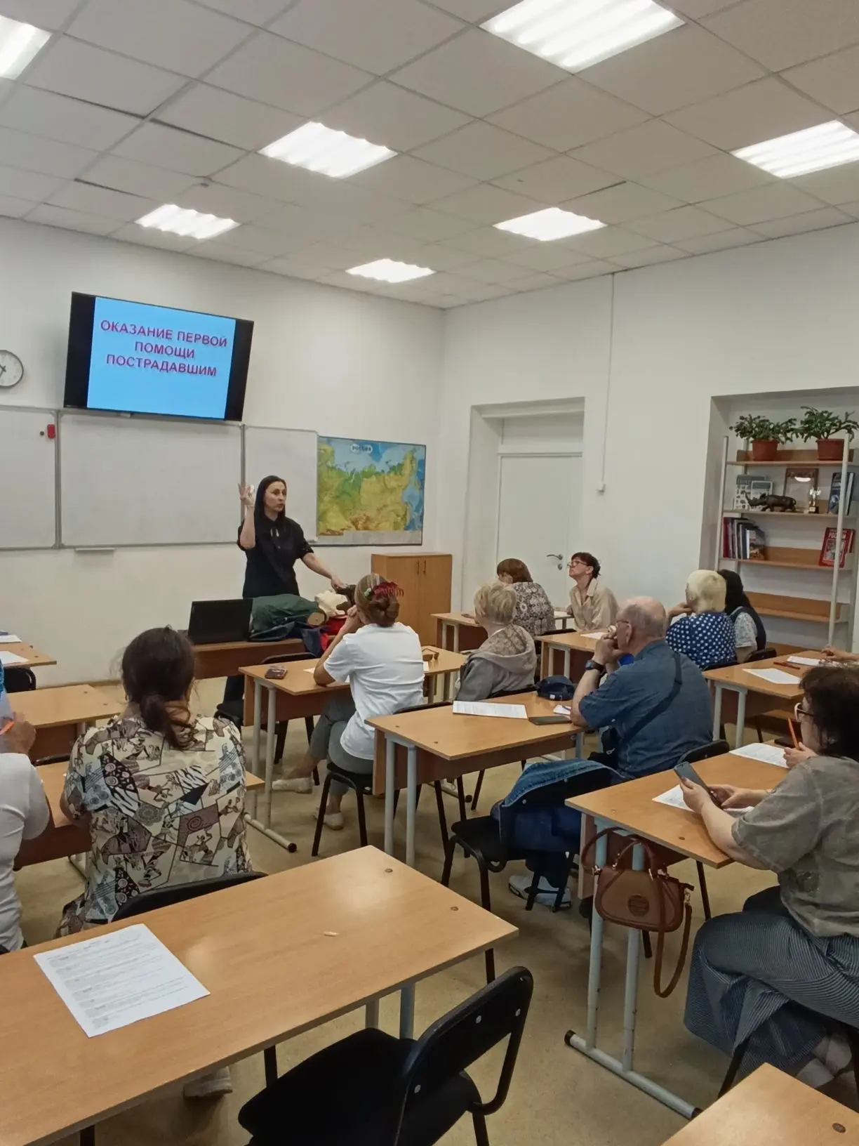 🚑 В нашей школе прошло обучение первой помощи.

Сегодня для педагогов и сотрудников нашей школы сос