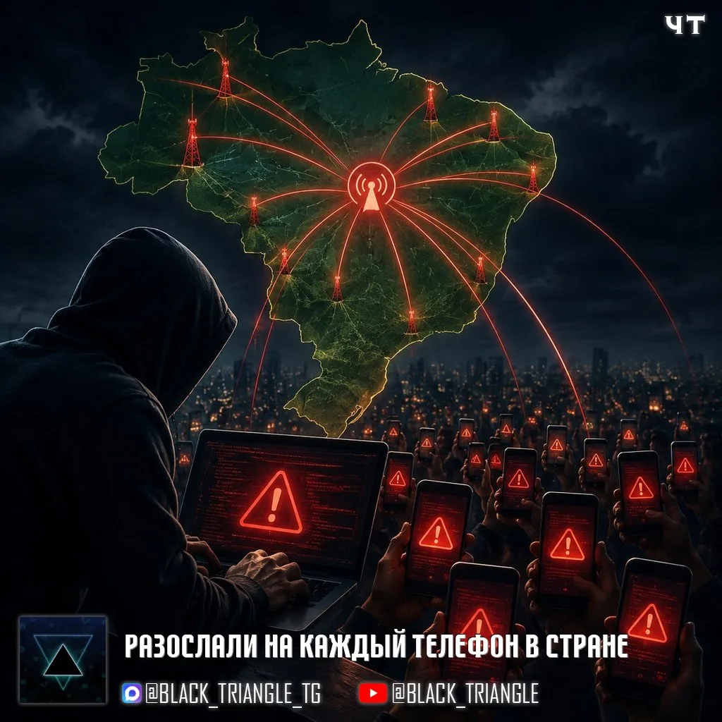 ☝🏻В Бразилии хакеры взломали национальную систему экстренного оповещения и разослали на каждый теле