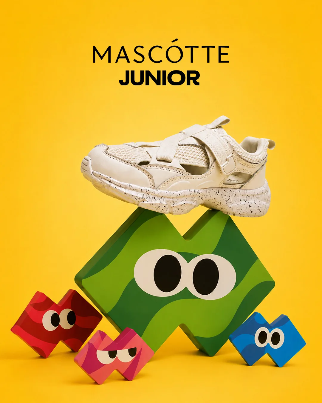 Кроссовки Mascotte Junior — для тёплых дней, когда ребенок все время в движении.

Лёгкие, мягкие и у