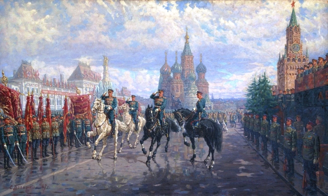 🎗 24 июня 1945 года — первый Парад Победы 🎗 
 
Сегодня мы вспоминаем одно из самых значимых событи
