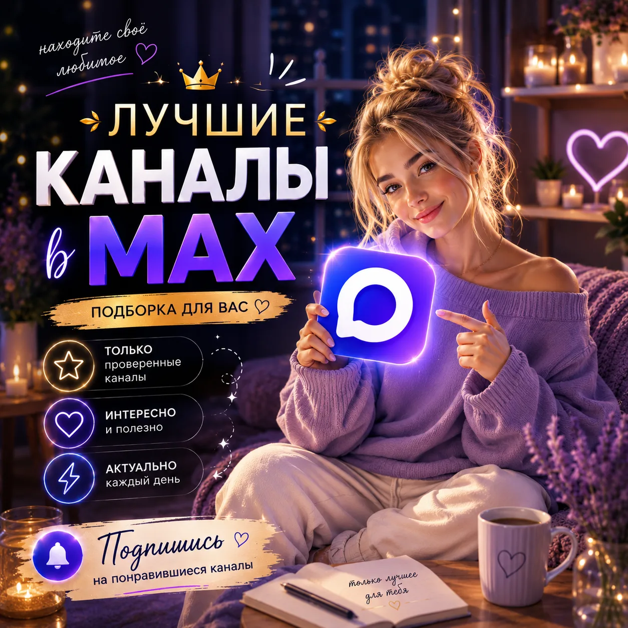 Подборка лучших каналов в МАХ. Сохраняй себе и делись с друзьями 👍

📲 Борщ на завтрак - тренды дня