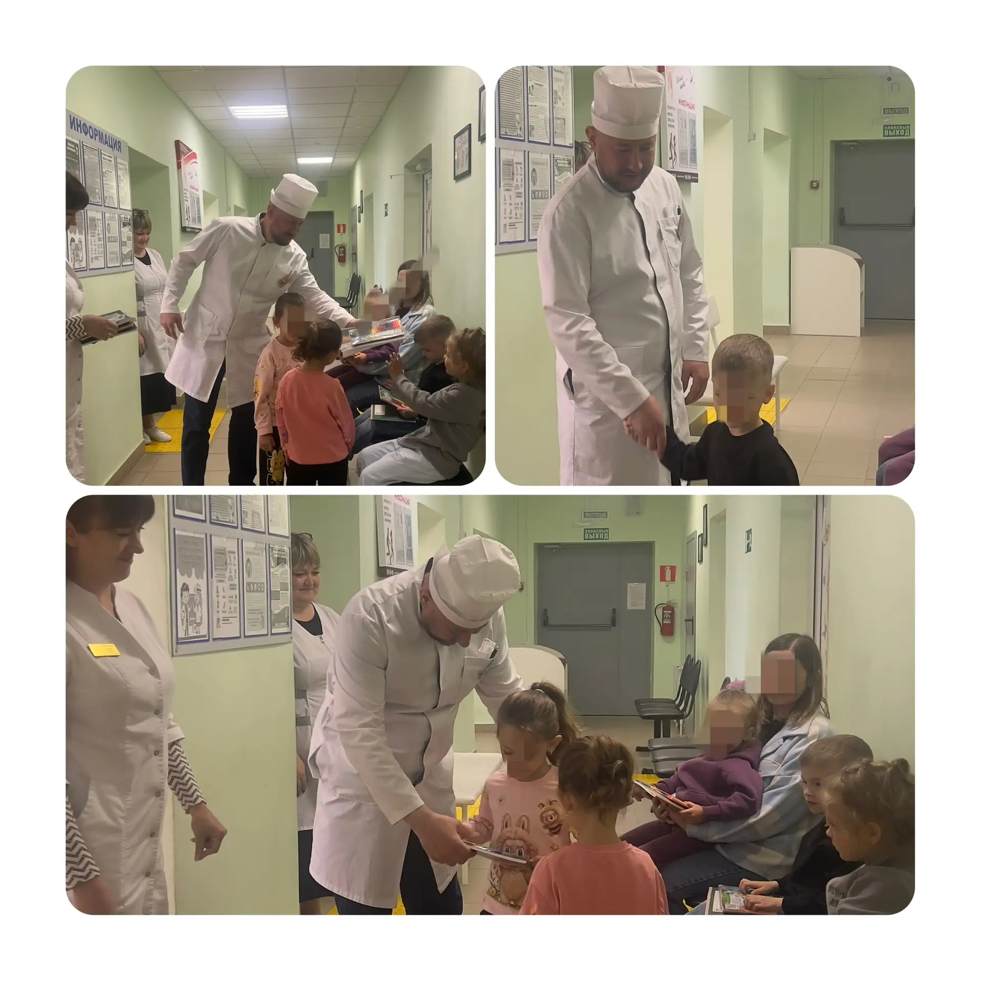 👨‍👩‍👧‍👦Главный врач Анзор Данисултович поздравил с Международным днём защиты детей маленьких пац