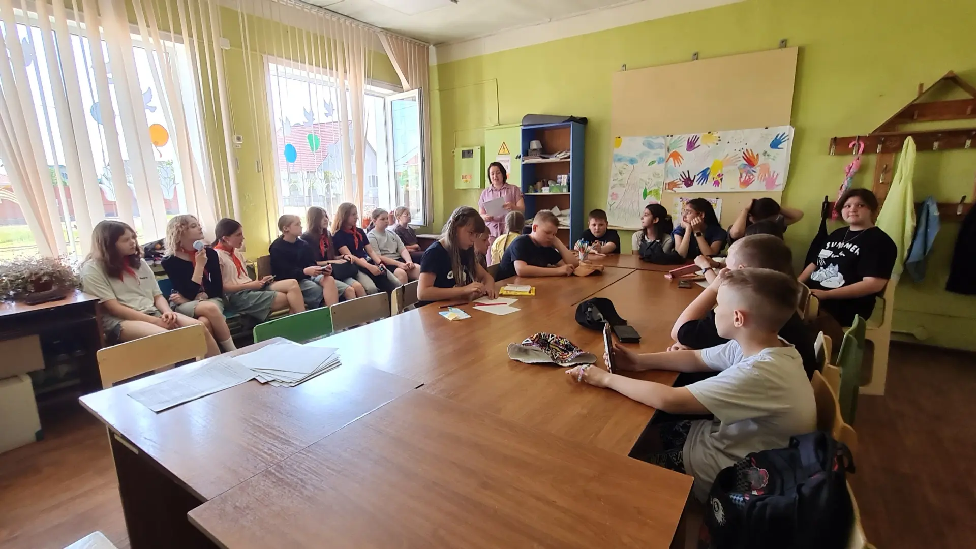 Лагерь «Романтик» ❤️
💫 День 7️⃣ «Город мастеров (народные промыслы)». 

⭐️ Сегодня в отрядах были п