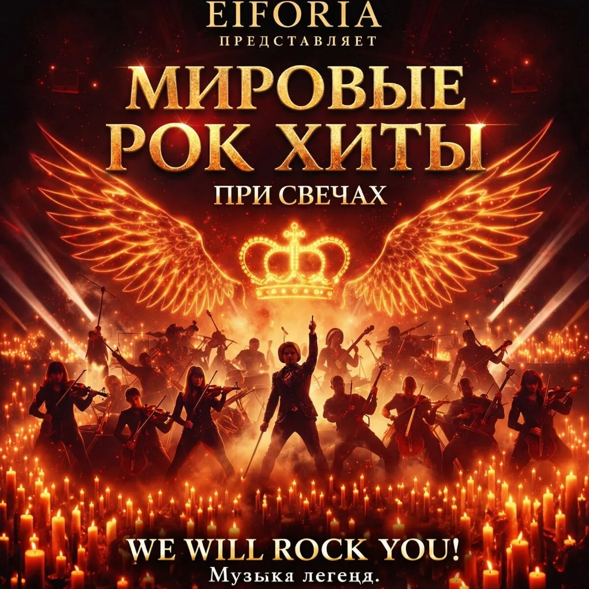 Мировые рок-хиты в сиянии тысячи свечей в г. Муром!

Почувствуй, как мощь симфонического оркестра вд