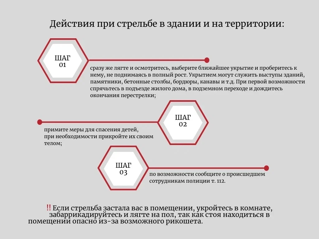 ‼При угрозе террористического акта важно действовать спокойно, соблюдать меры предосторожности и зна