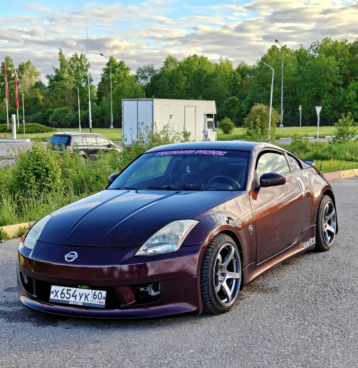 Nissan 350Z 1.6 🍋
Обвес: Vertex co.jp Z33 Body kit
Диски: Prodrive GC-05F r18 9,5j ET28 HyperBlack
