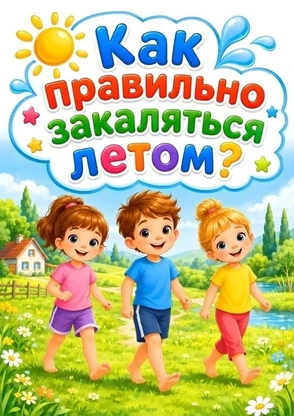 ☀️ Закаливание в тёплое время года — эффективный способ укрепить иммунитет и повысить общую физическ