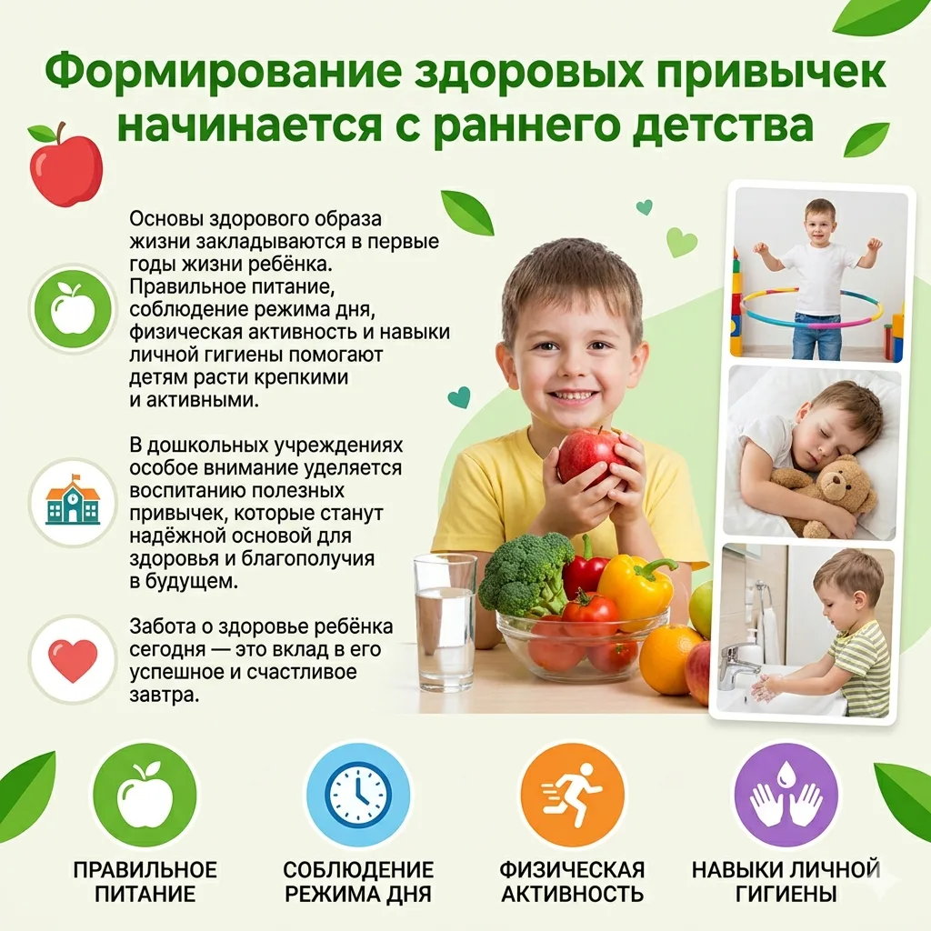 Растим здоровое и счастливое будущее! ❤️🌱

Задумывались ли вы, как много значат маленькие ежедневны