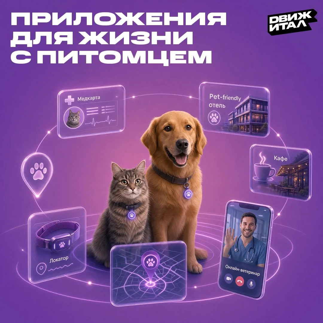 Питомцы + технологии = меньше стресса и больше заботы 🐈‍⬛

Домашние животные это наши друзья, любим
