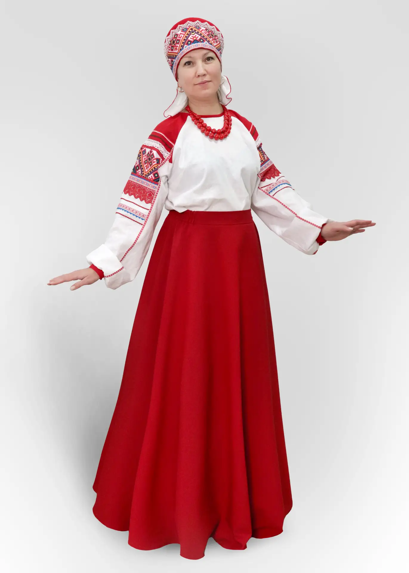 Костюм русский женский трансформер
Арт: КРЖТ 020/РЮ2К
✅ Комплектация: рубаха, юбка, юбка2, съёмная г