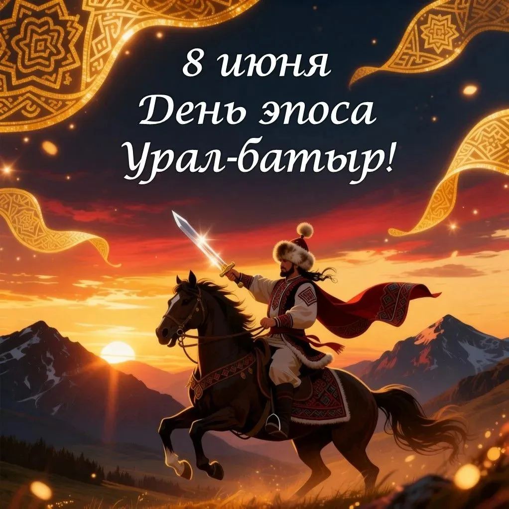 📜8 июндә Башҡортостан Республикаһында иҫтәлекле дата - «Урал батыр» эпосы көнө билдәләнә.

Был байр