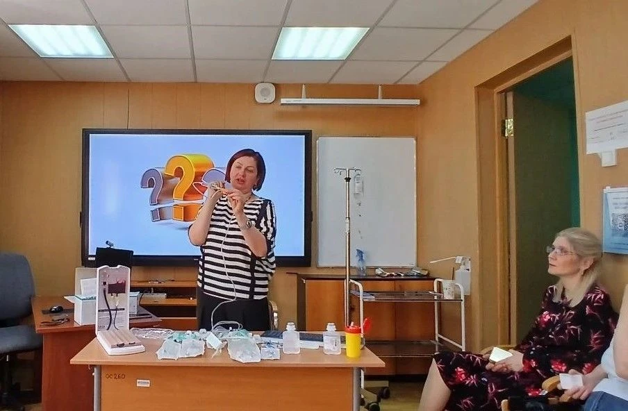 Мастер-класс по сосудистому доступу в сестринской практике

🟢05 июня в Центре состоялся мастер-клас