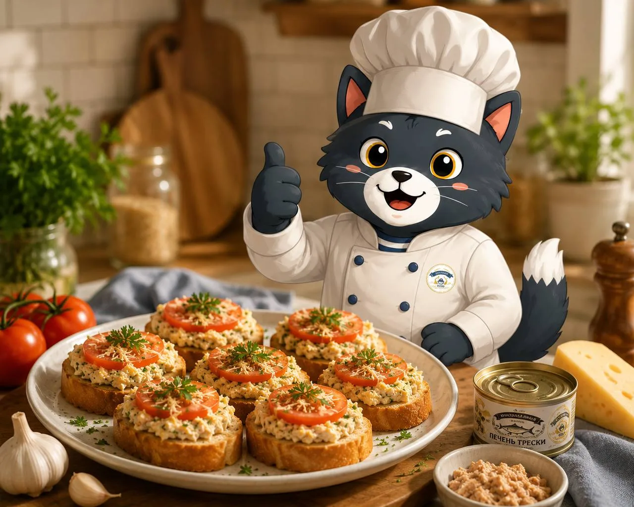 РЕЦЕПТ: ВКУСНЕЙШИЕ БУТЕРБРОДЫ С ПЕЧЕНЬЮ ТРЕСКИ 🐟 

📌 Ингредиенты:
✔️ Багет  
✔️ Сыр - 70 гр.
✔️ Ва