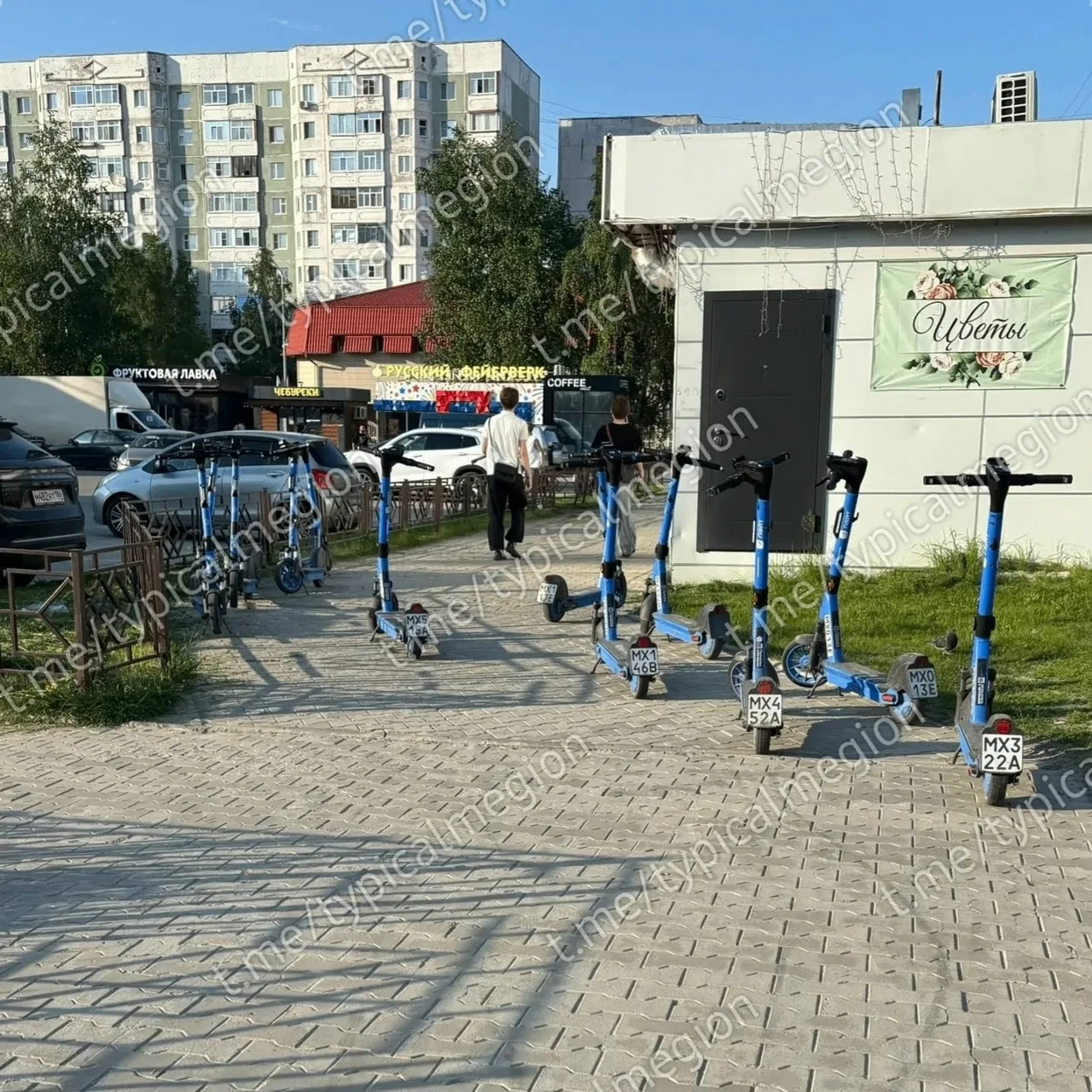Уважаемая администрация, проведите беседу с тем, кто предоставляет услуги пользования самокатами! Ни