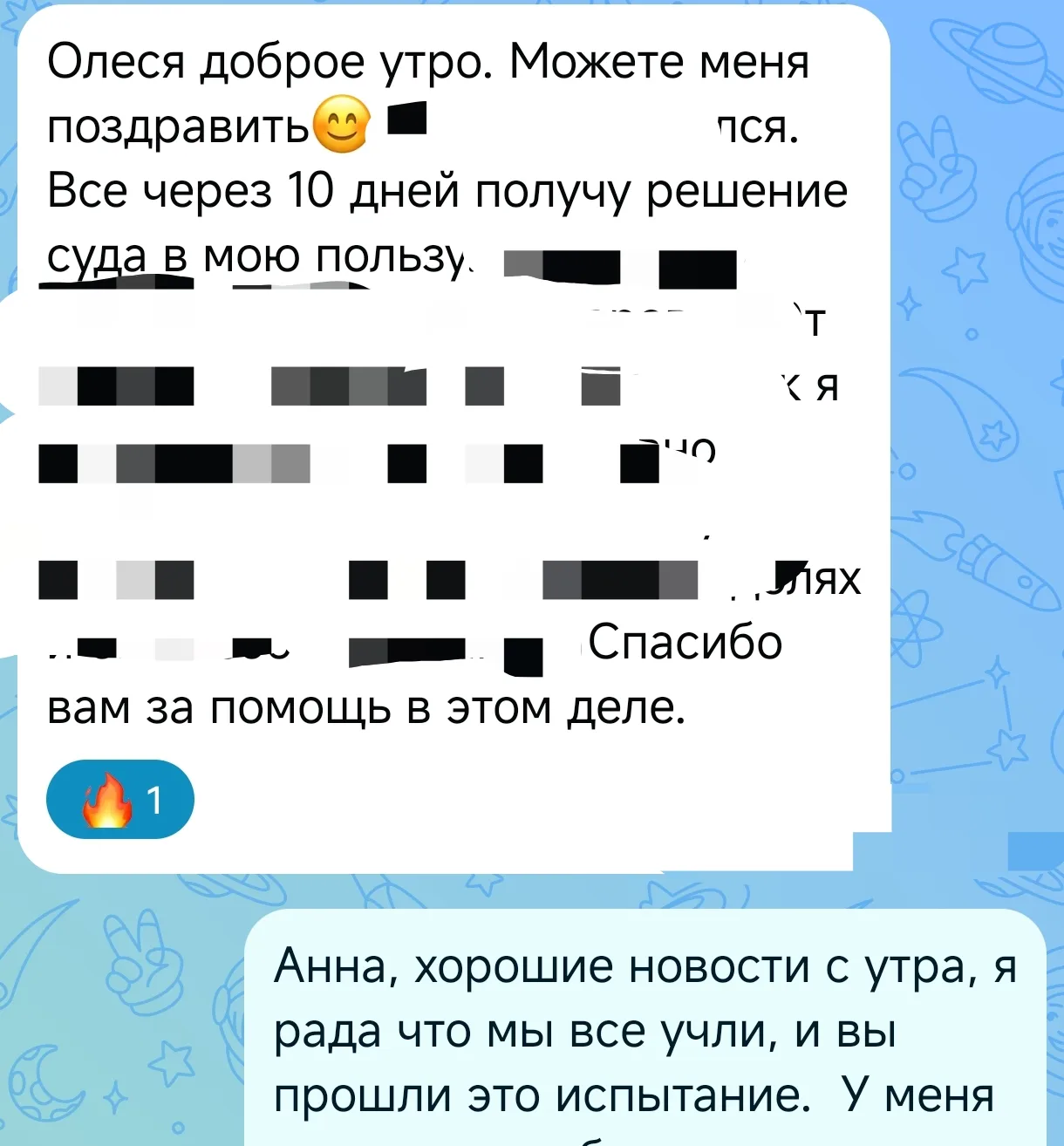 Неделю , начнем с позитива!

Отлично когда у твоего клиента, все хорошо. Значит ты работал не зря, з