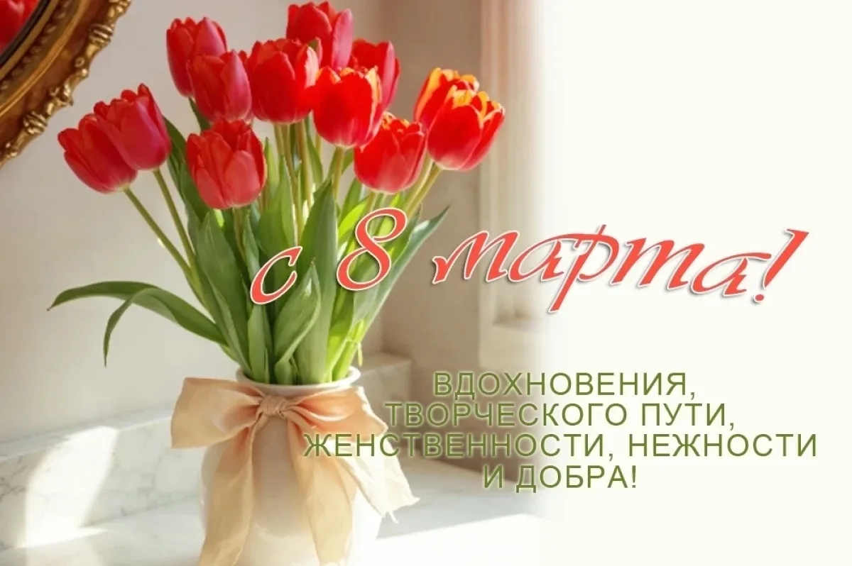 Поздравляем с Международным женским днём!