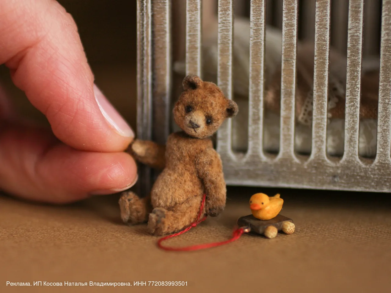 🧸 Эти игрушки невозможно спутать с обычными.



Они помещаются на ладони, но каждая работа выглядит