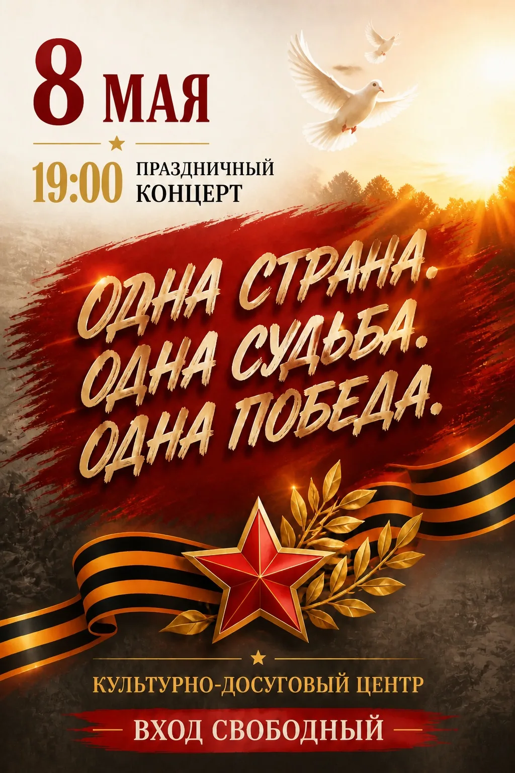Уважаемые жители и гости села!

Приглашаем вас на мероприятия, посвящённые Дню Победы!

📌8 мая | 19