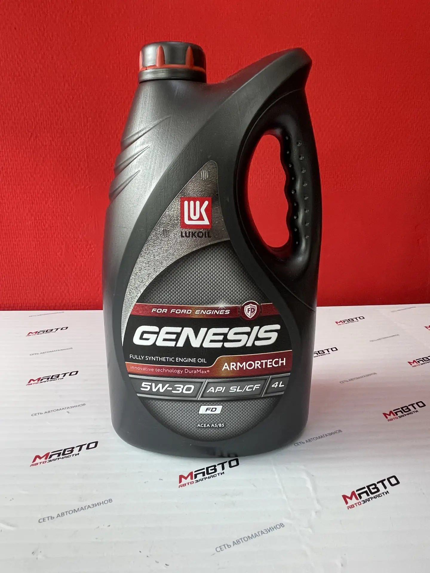 Lukoil Genesis Armotech FD 5W30 синт.

Тип: Масло моторное 
Объем: 4л

Допуски:  ACEA A5/B5, API SL/