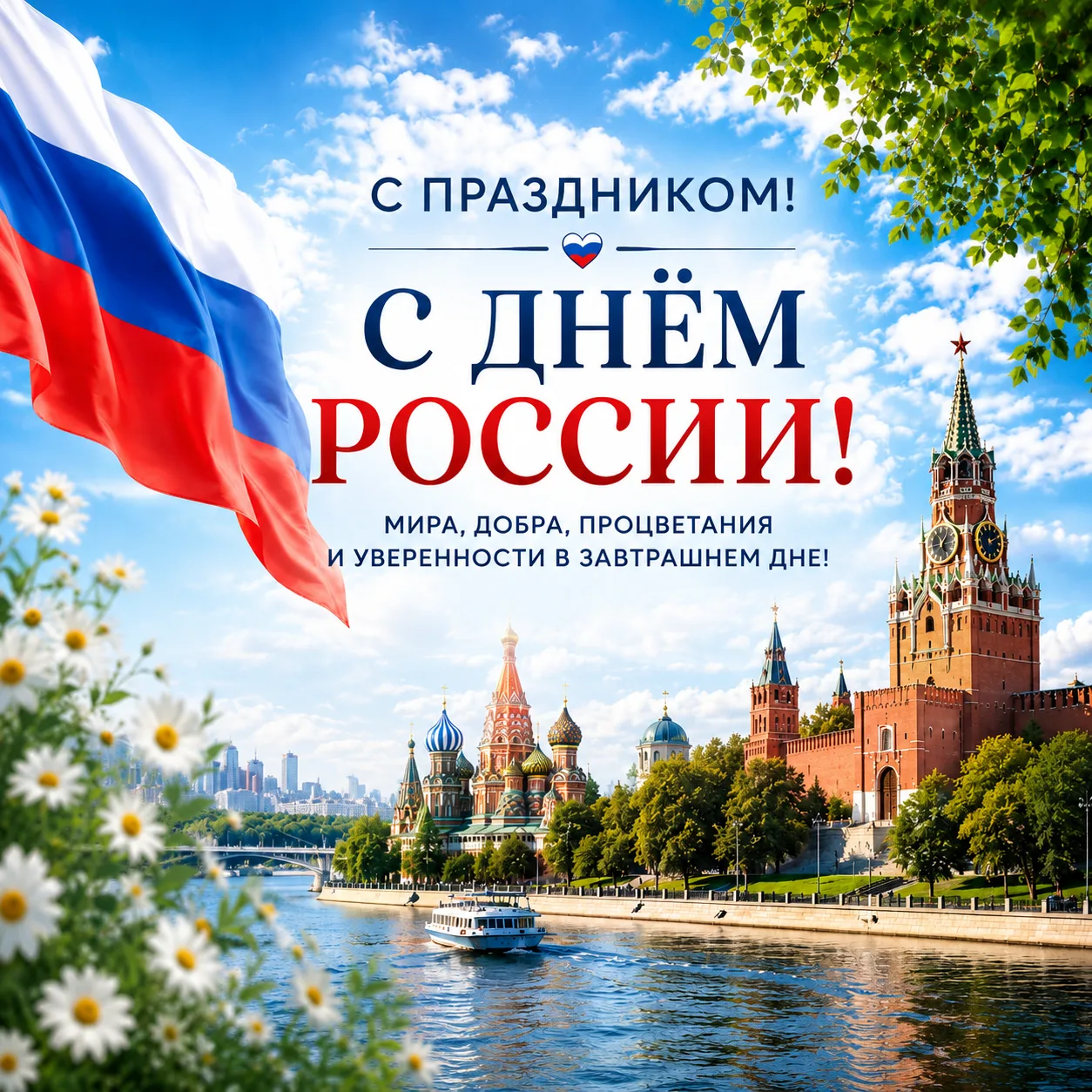 🇷🇺 Уважаемые садоводы!

Поздравляем вас с Днём России — праздником нашей страны, её истории, тради
