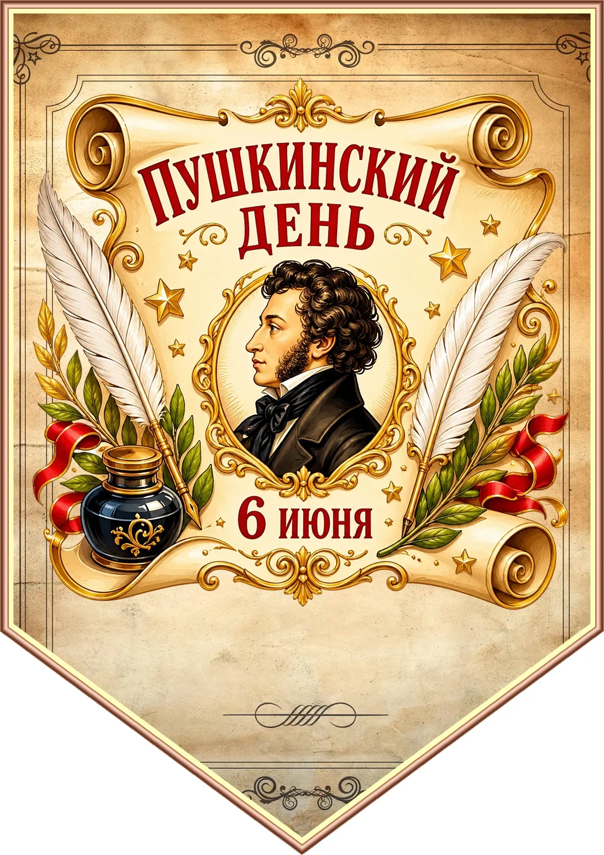 Накануне дня рождения А. С. Пушкина, сотрудники Центральной библиотеки провели информационно- просве