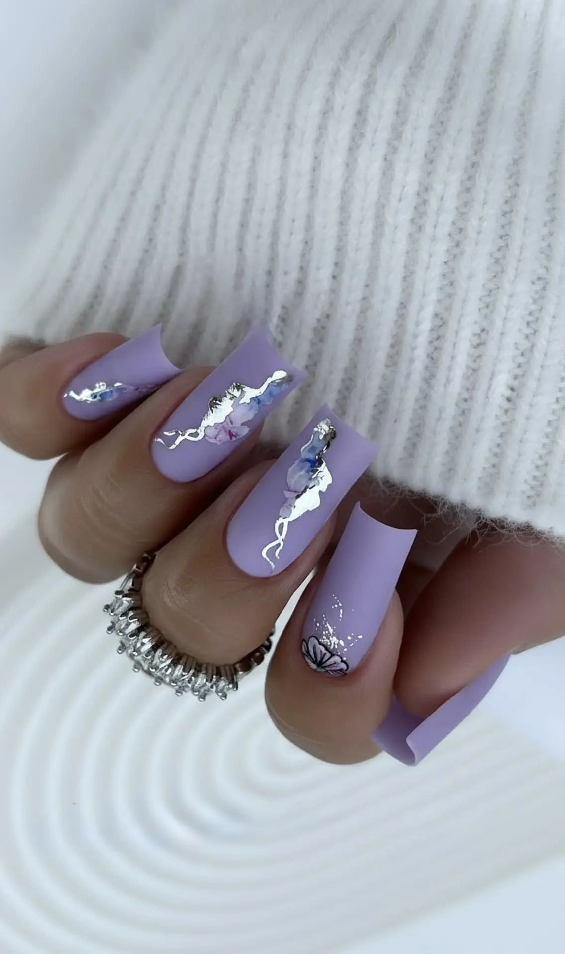 Фиолетовый дизайн 💜