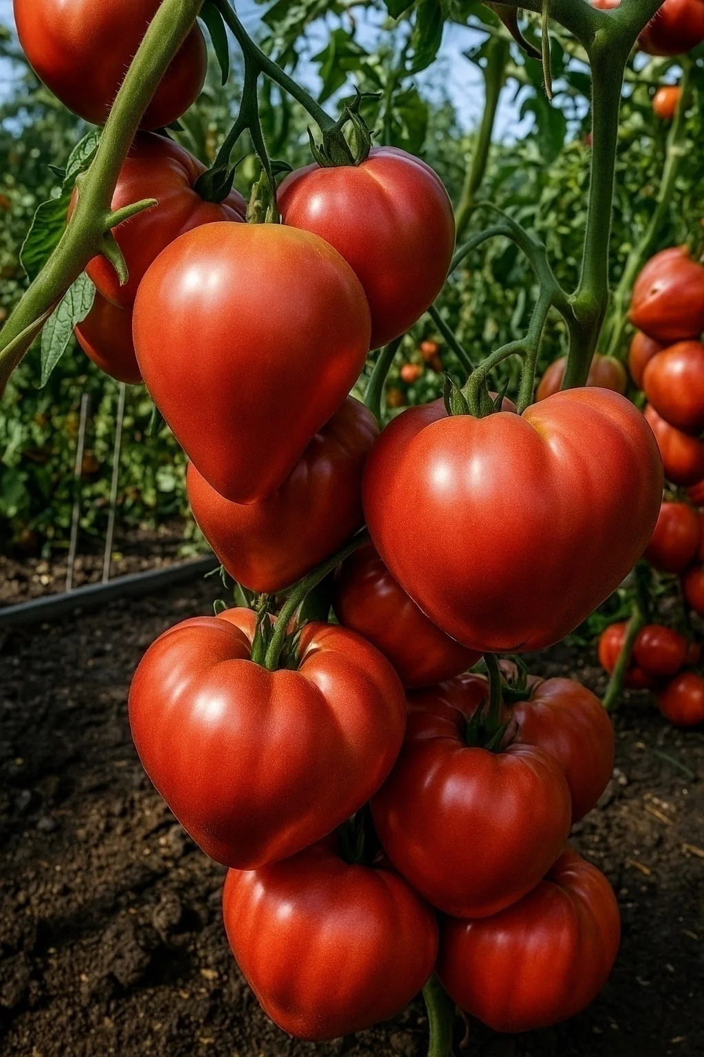TOMATЫ ДЛЯ ЛЕНИВЫХ

Для тех, кто не хочет ни подвязывать, ни пасынковать, ни формировать растения то