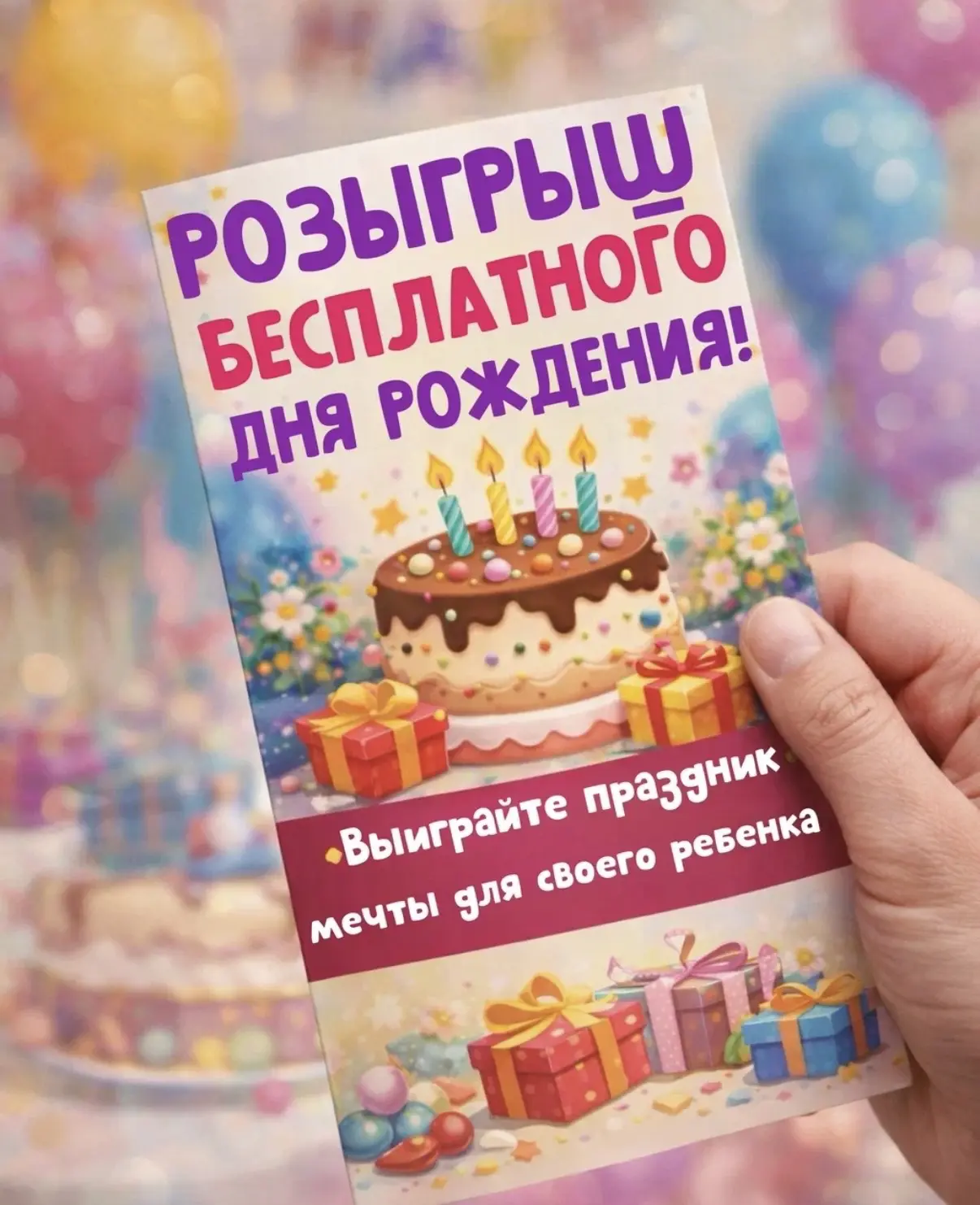 РОЗЫГРЫШ ДНЯ РОЖДЕНИЯ В СОФИ ПАРКЕ! ✨

Розыгрыш пакета для детского Дня рождения. 
Участвуют именинн