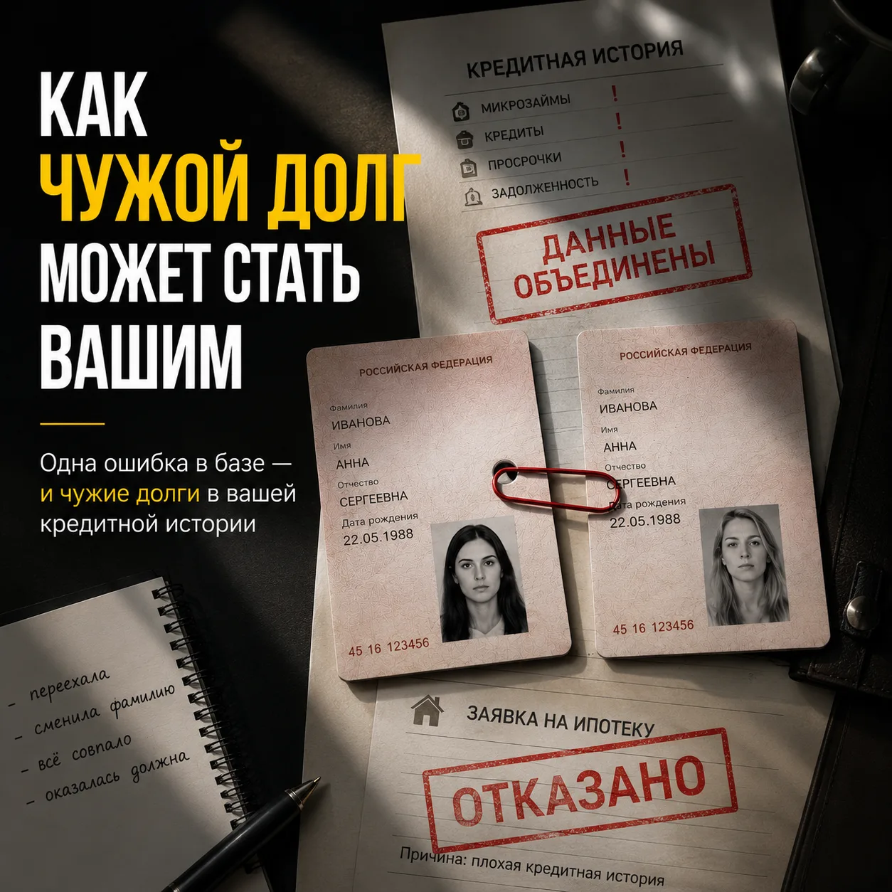 Хочу начать эту неделю с невыдуманной истории - и она про то, как чужие долги могут неожиданно стать