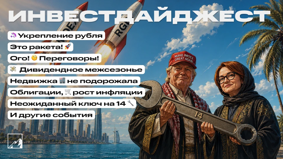 🚀 Дно позади! Туземун и снижение ключа. Укрепление рубля. Дивидендное межсезонье, облигации, новые 