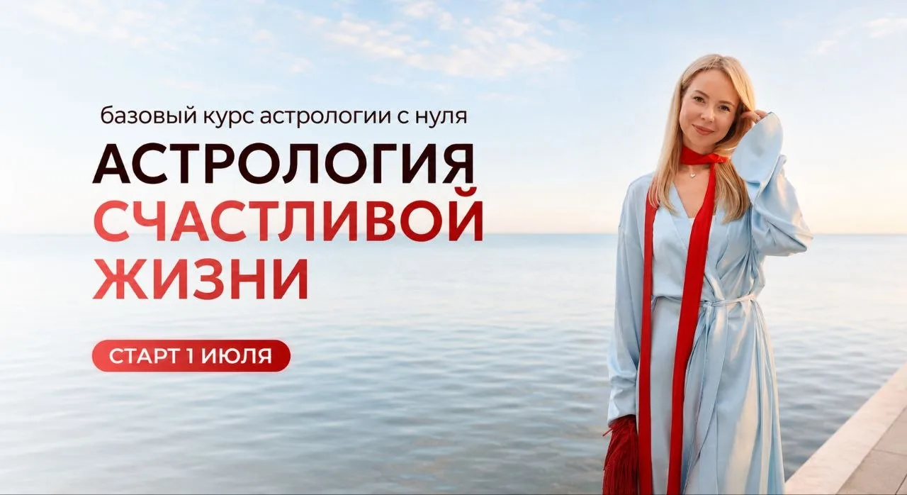 🌟 ЮБИЛЕЙНЫЙ 10 ПОТОК КУРСА «АСТРОЛОГИЯ СЧАСТЛИВОЙ ЖИЗНИ» — ОТКРЫТ

Старт курса — 1 июля 
Старт пред