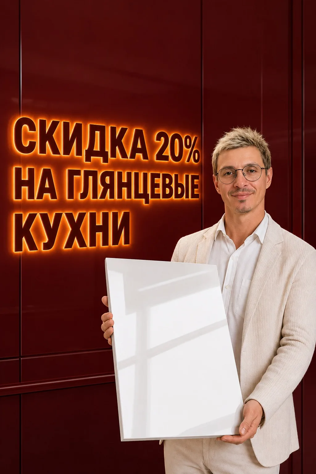 🔥 Ребята, сенсация! Всего 15 дней — скидка 20% на глянцевые кухни с акриловыми фасадами EGGER!

Да-