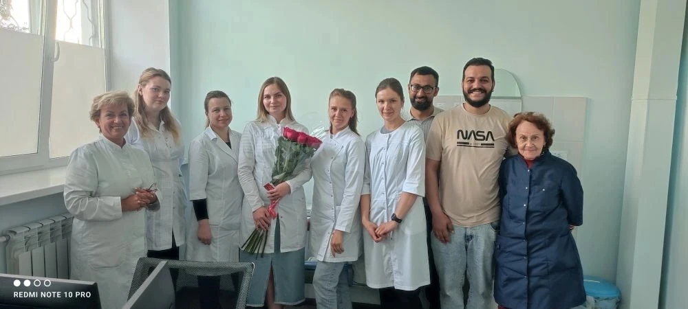 Поздравляем с днём рождения ординатора 1‑го курса, врача‑участкового терапевта поликлиники № 2 Елиза